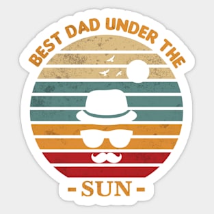 Retro Vintage Sunset Sticker